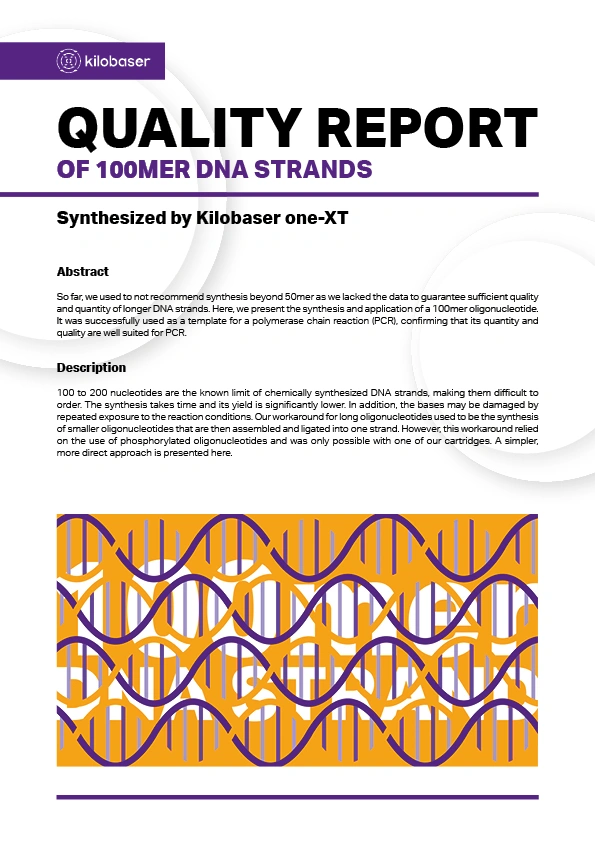 Images/PDF-Covers/Kilobaser_Quality-Report_100mer-DNA-Strands_Cover